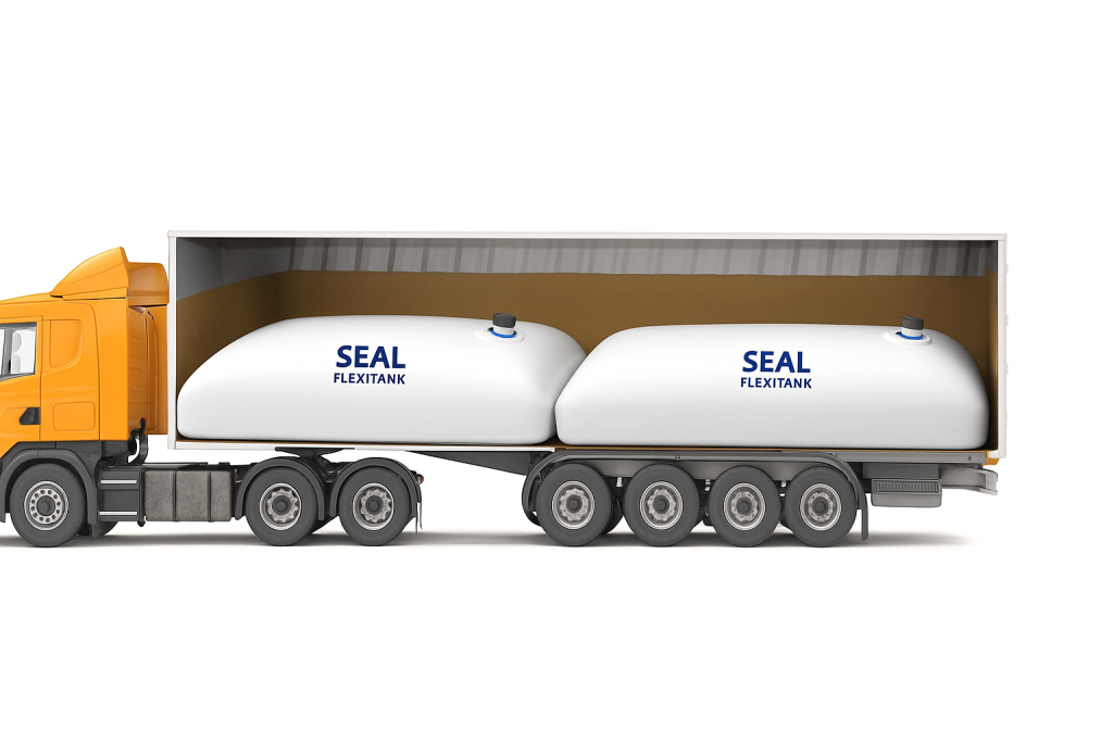Seal truck flexitank